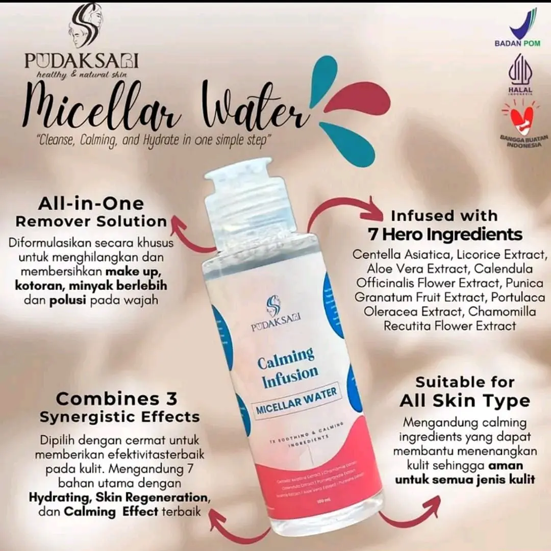 Micellar Water Pudaksari Skincare