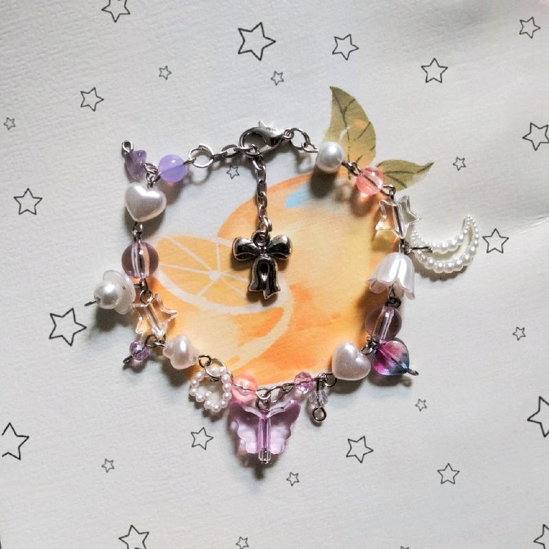 GELANG Y2K  UNGU // BRACELET 2K PURPLE 1