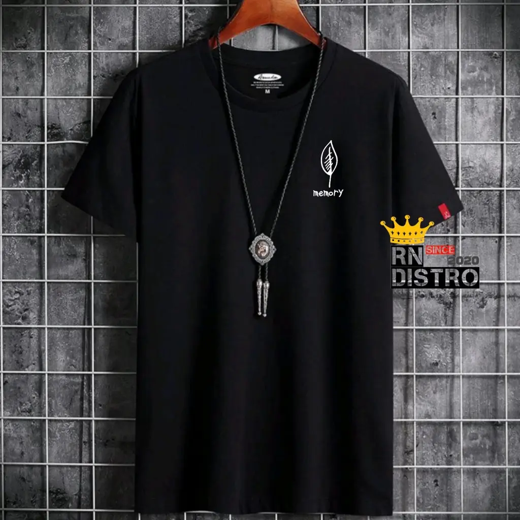 Kaos MEMORY By RN Distro kaos IMPORT Cotton Combed 30S Premium Tulisan Japan Tshirt Pria Distro