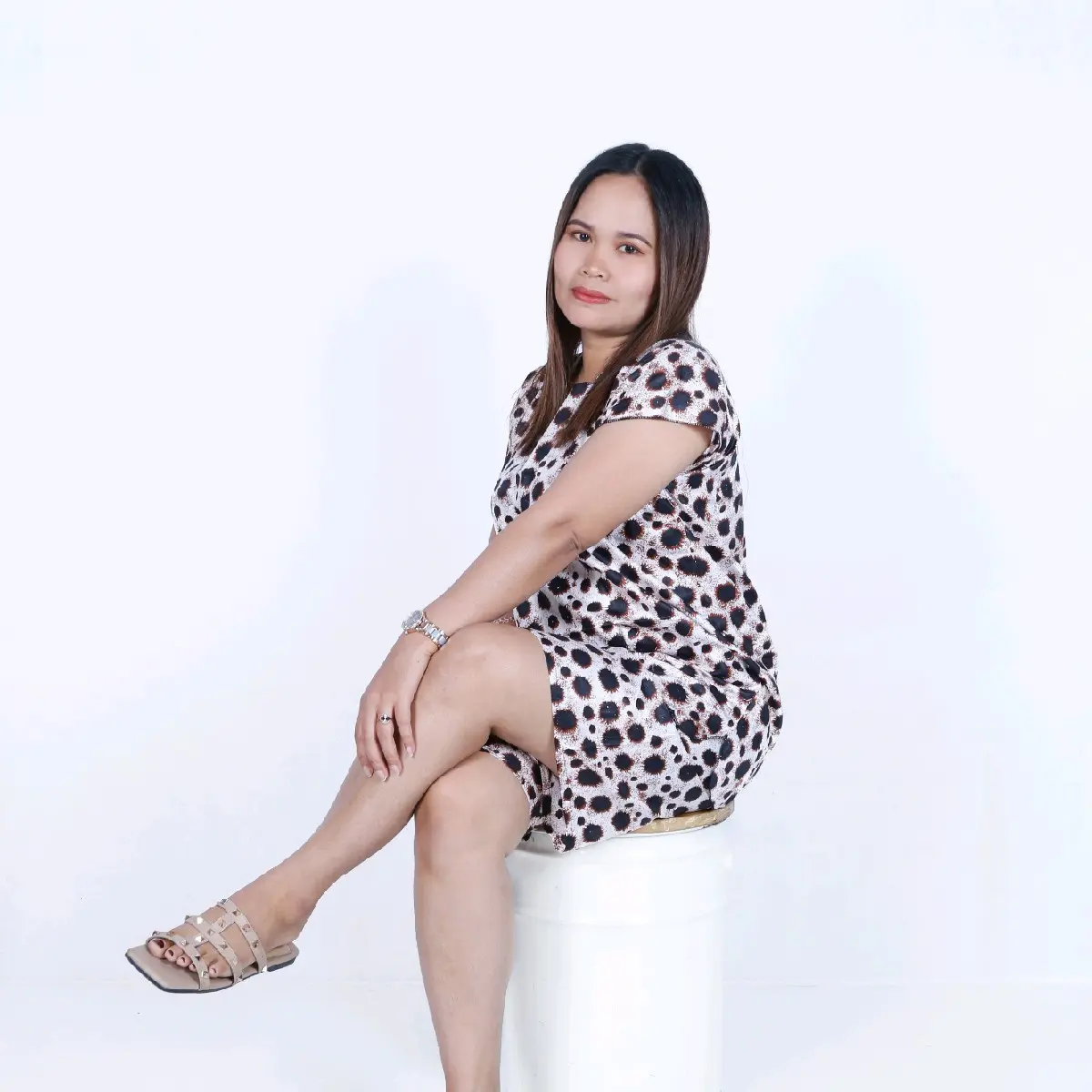 setelan midi bahan rayon nyaman dibuat santai