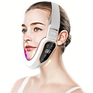 V字型リフティングフェイスマスク（シワ・二重あご用）、女性用ヒアルロン酸スリープマスク、顔痩せツール