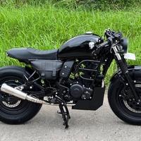 Gambar side bag sidebag motor classic cover bok boc aki kulit sintetis japs dari Triplesix Klasik Kota Bogor 3 Tokopedia
