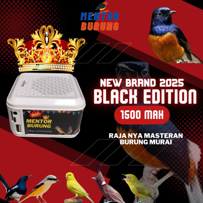 [COD] Mp3 Burung Speaker Khusus Pemasteran Burung Lomba Paling Gacor Murai Pleci Love Bird Falk Kenari Parkit Jalak Cucak Rowo Bass Jam Black 3