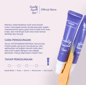 Finally Found You! FFY OATstanding Retinal - 2in1 Eye & Face Cream Krim Mata Panda dan Kerutan 20ml