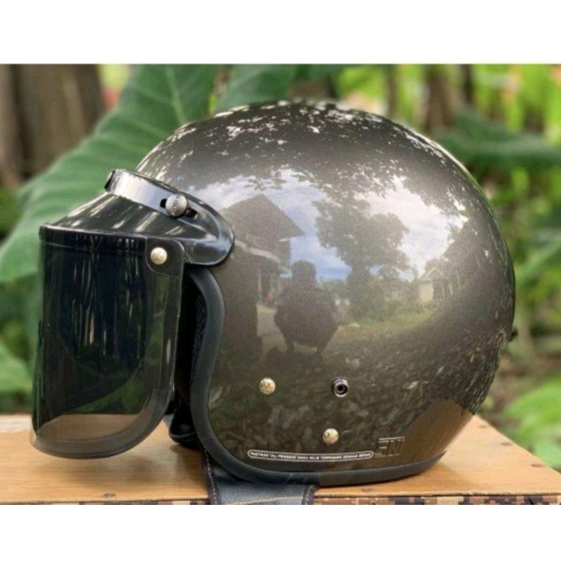 Helm Cargloss Original 100% Full Leher Pria Wanita Dewasa Ber SNI - Motorcycle 3