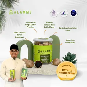 Black Garlic Bawang Hitam Tunggal Alamme 220gr black garlic Rempah Bebas Gula
