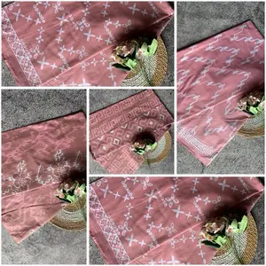 SARUNG/KAIN  BATIK SANTRI PUTRI NYAMAN DAN HALUS /BAHAN KATUN BUKAN GOYOR/ FREE JAHIT