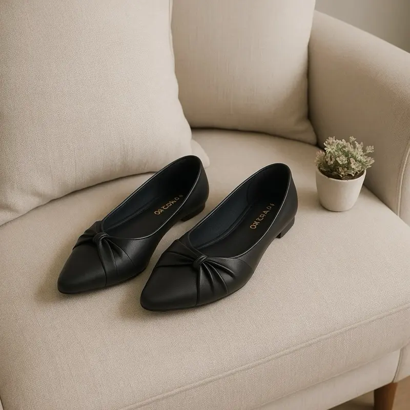 Sepatu Wanita Flatshoes Wanita Super empuk Geishara Flat Shoes RD03 0