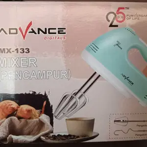 【COD】Advance MX-133 Electric Whisk Blender Mixer Pengaduk Adonan Kue Mixer Roti 7 Speed Garansi Resmi 1 Tahun