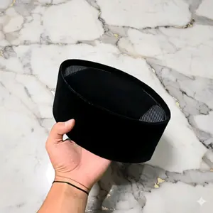 PECI KOPIAH SONGKOK POLOS HITAM BULU EKONOMIS