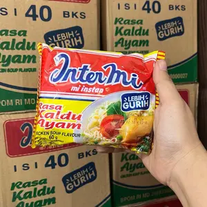 Inter Mi Mi Instan Rasa Kaldu Ayam 60g Lebih Gurih Isi 40 Bks Mie Instan Favorit