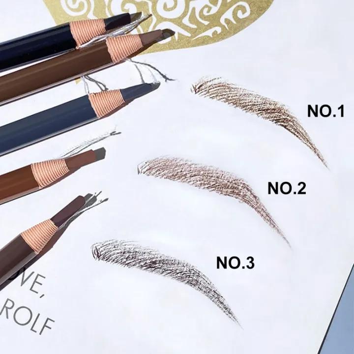 Bút Chì Kẻ Lông Mày, Không Thấm Nước, Bút Microblading, Lâu Trôi, Để Đổ Đầy Và Vẽ Chân Nét Trang Điểm Hình Xăm, 5 Màu, Dụng Cụ Trang Điểm, Bút Kẻ Mắt, Thích Hợp Để Tạo Kiểu Lông Mày, Mỹ Phẩm, Ni 2