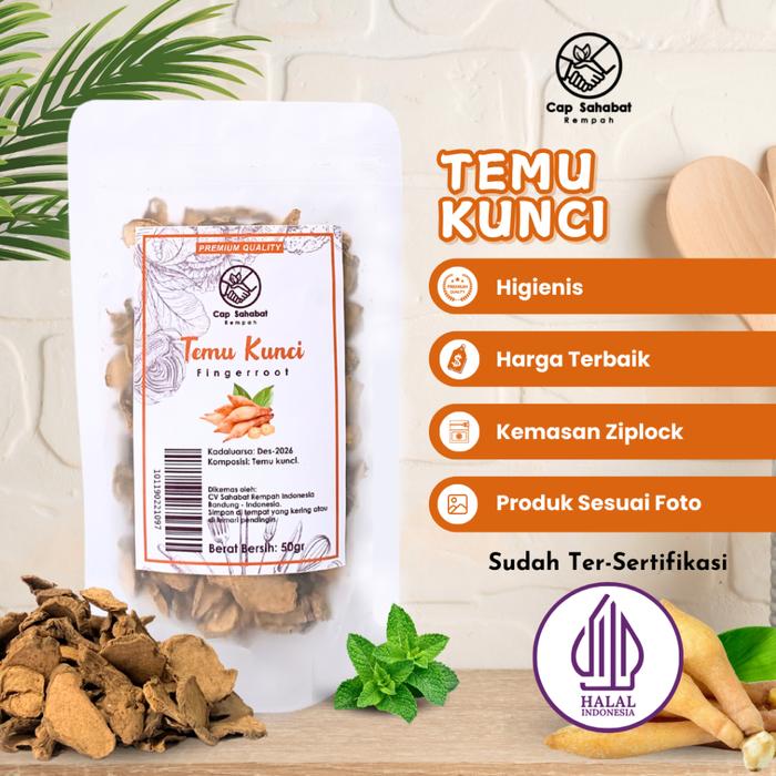 Gambar 50gr Temu Kunci / Fingerroot - 50gr dari Cap Sahabat Rempah Kota Bandung Tokopedia