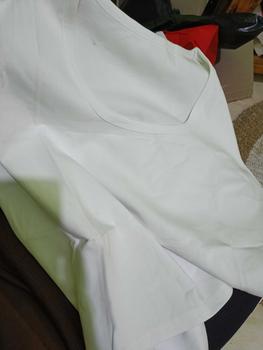 Product Review of Kaos Ramping Leher Persegi Lengan Panjang Putih/Kaos pendek slim fit from R**a 1