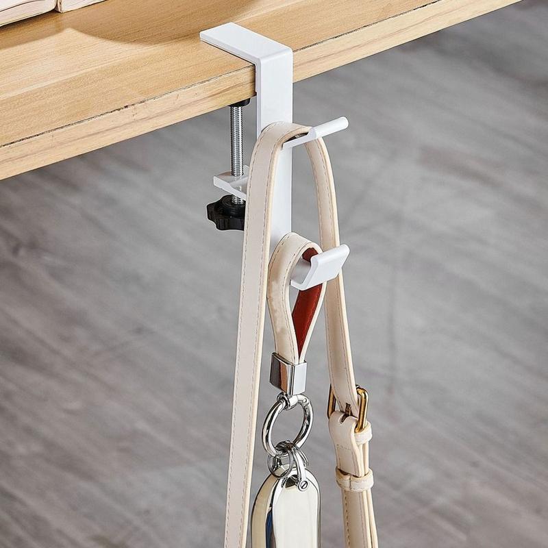 New Wall Hanger Bag Hook Hanging Decorative Portable Purse Holder Multi-functional Removable Handbag Rack Desk 7