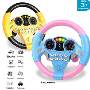 Mainan Anak Setir Mobil Simulasi Steering Wheels Bisa Berputar 360 Derajat Ada Lampu dan Musik - Mainan Edukasi Simulasi Driving stir mobil