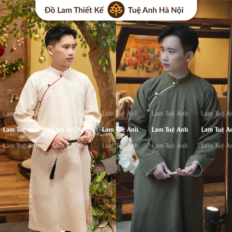  Áo Dài Tết   Phú Quý   2026 - Áo dài ngũ thân nam không kèm quần  chất đũi vân cao cấp áo dài truyền thống . 