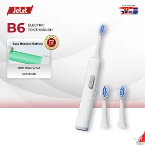 Jetzt B6 Sikat Gigi Electric toothbrush Waterproof IPX8 Ultrasonic Vibration Menyehatkan Gusi Elektrik