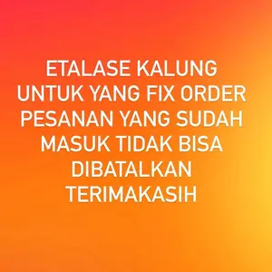 Etalase kalung untuk yang fix