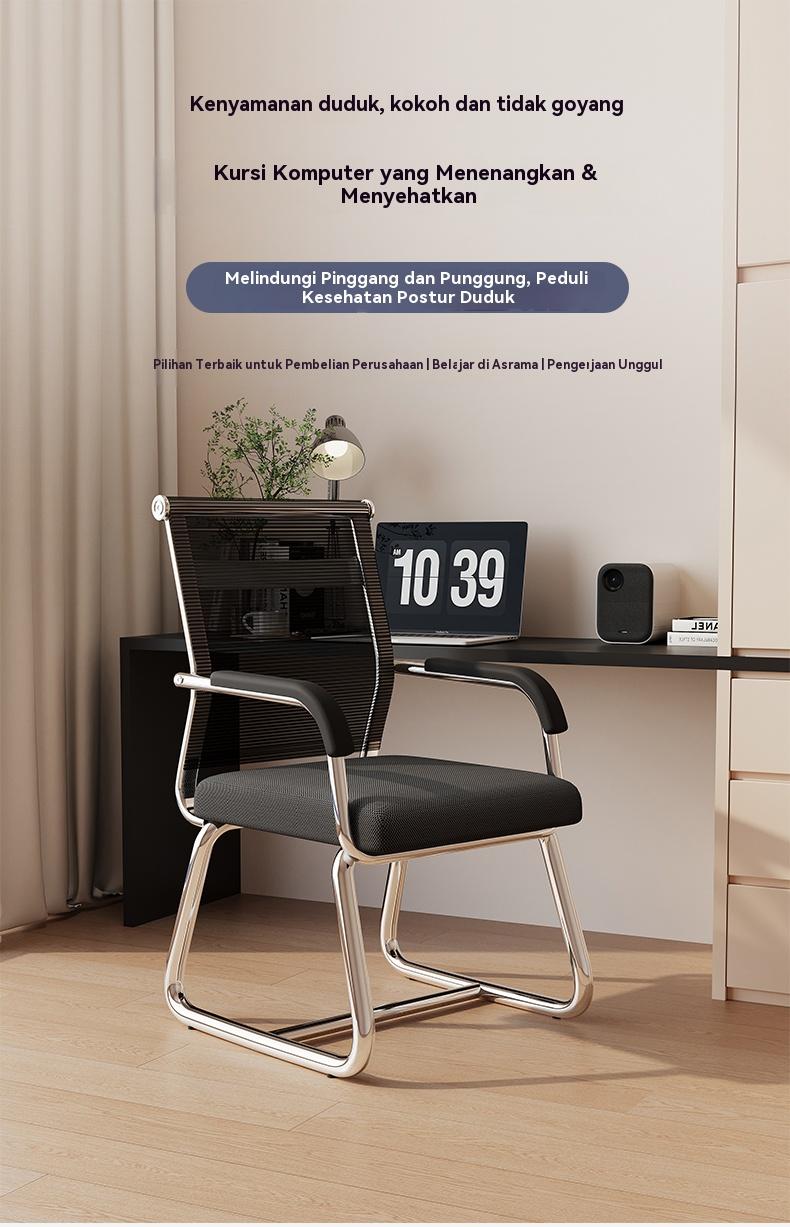 Kursi Kantor Nyaman Dipakai Lama Kursi Komputer Duduk Melengkung Kursi Ruang Rapat Karyawan Kursi Belajar Asrama Mahasiswa Meja Belajar Kursi Rumah dengan Sandaran