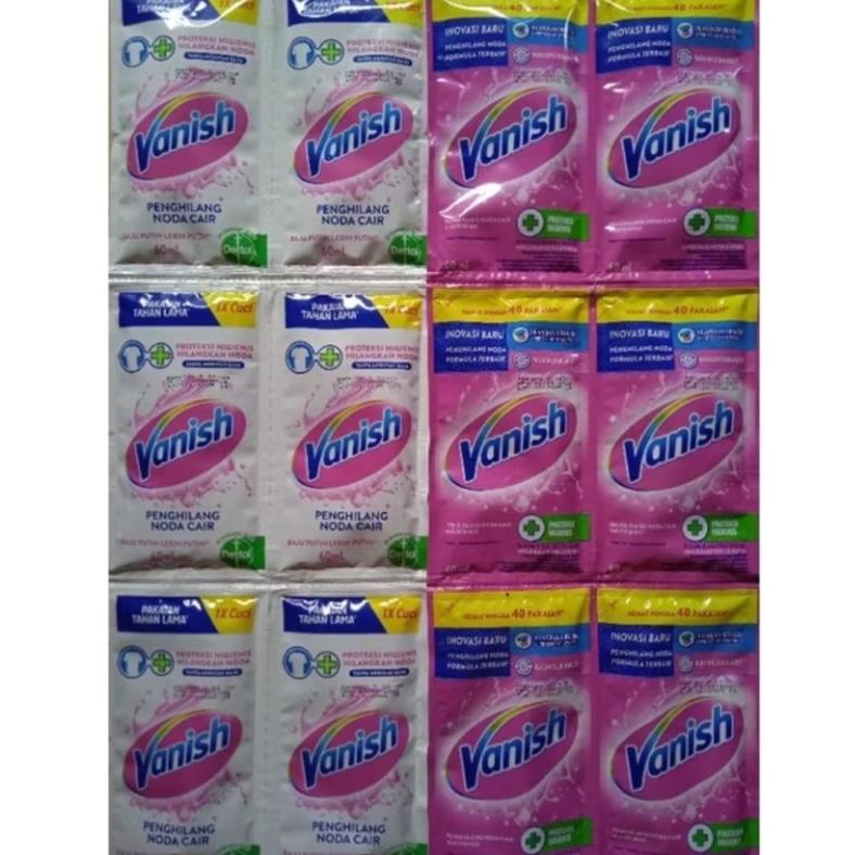 Product Introduction of VANISH Cair Renceng [12 Sachet] - Pembersih Noda Ampuh 1