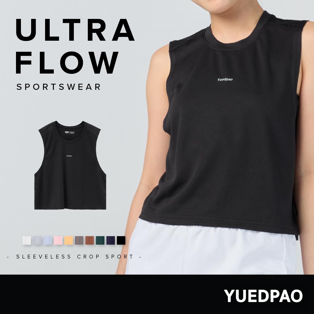 Yuedpao Sportswear เสื้อออกกำลังกายผู้หญิง ครอปแขนกุด Ultra Flow Sleeveless Crop