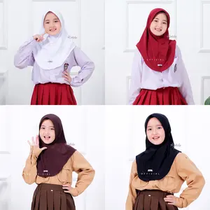 [PAKET BUNDLING]Alika Kerudung Anak Jersey 4 Pcs