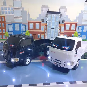 BARU!! mainan pick up isuzu traga sudah dilengkapi lampu, musik telolet dan alarm mundur.