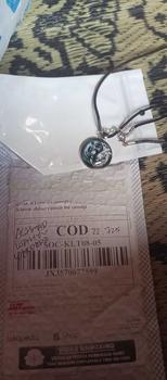Product Review of Kalung Liontin Yin Yang Art Kaca Cembung Tali Kulit Rantai Stainless Steel from b**4 0