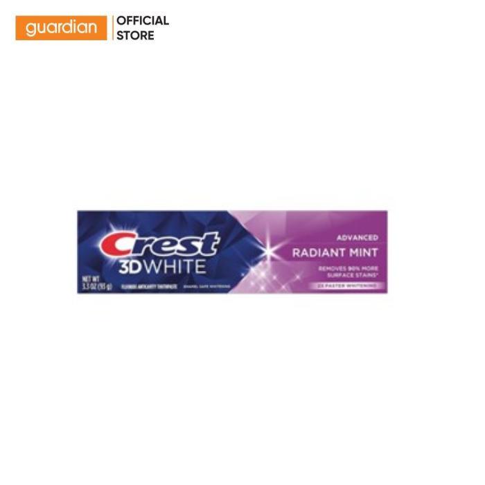 Kem Đánh Trắng Răng Crest 3d White Radiant Mint 93g | Guardian Store