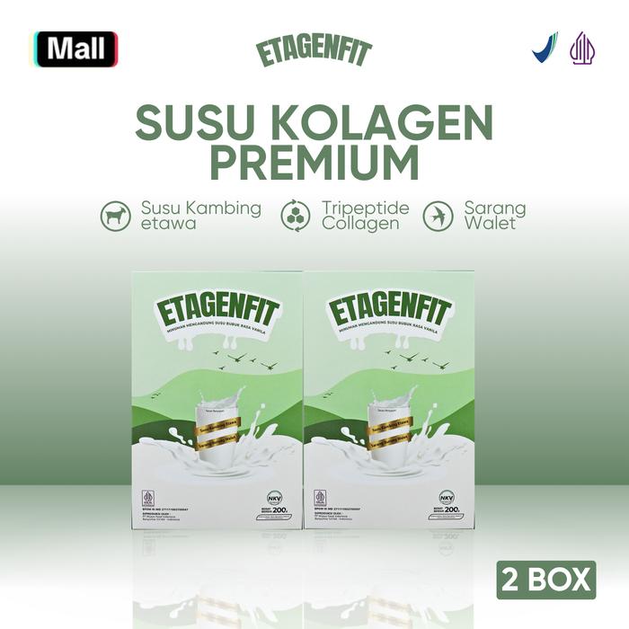 Gambar Etagenfit Paket 2 Box Susu Etawa Plus Kolagen I & Sarang Burung Walet Premium Untuk Perawatan Alami Harian dari Etagenfit Kab. Cirebon Tokopedia