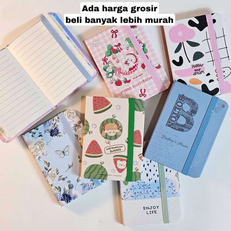 UF Buku Notes Tali A7 (100K) Fancy / Buku Catatan / Note book/Notebook ...