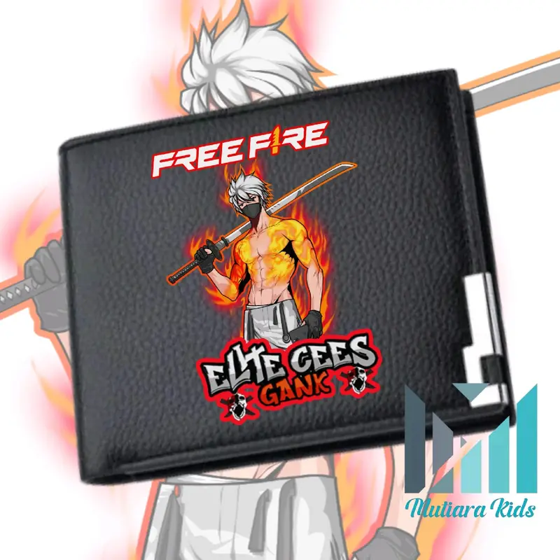 Dompet Pria Karakter FF Elite Cees Gank Dompet Wallet Karakter FF Elite Cees Gank Dompet Anak Karakter FF Elite Cees Gank 1