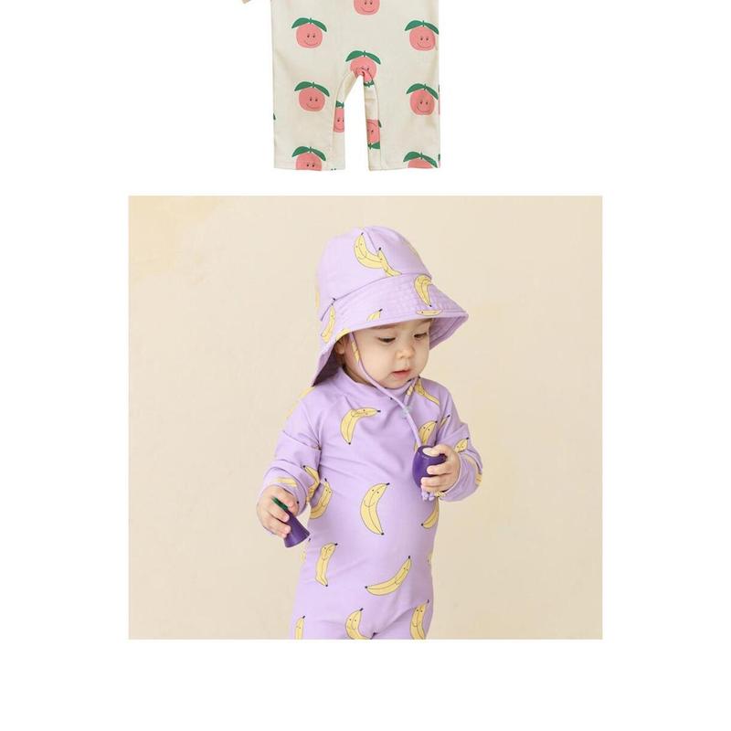 Product Introduction of Children's Boys and Girls Long Sleeve Sun Protection 1 7 Years Old Swimsuit Surfing Suit Infants Baby Swimming 23