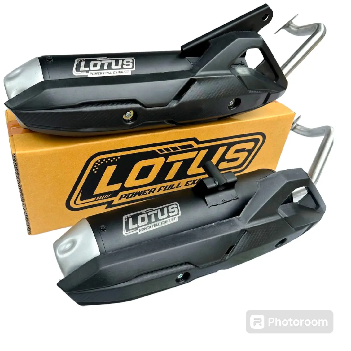 Knalpot Lotus Power Full Setandar Racing vario 125/150 LED Beat Fi Delux Pcx 150 Nmax Aerox - Fullset Tameng And Muffler Suara Ngebsa Adem Gerung Motor  Aksesoris