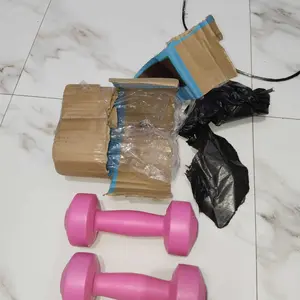 (2pcs) Barbel plastik 1kg Siap Pakai - sudah ada isinya