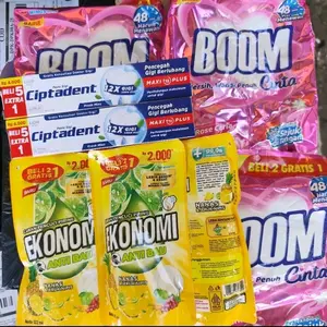 Paket Hemat 3 deterjen boom 5000+2 odol  cipataden+3 ekonomi liquid