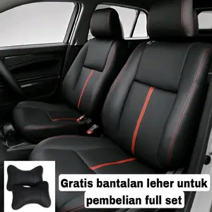 SARUNG JOK MOBIL AVANZA/XENIA TERMURAH TERBAGUS Cover Kulit Sintetis Full Seat dengan Busa & Kantongan Koran
