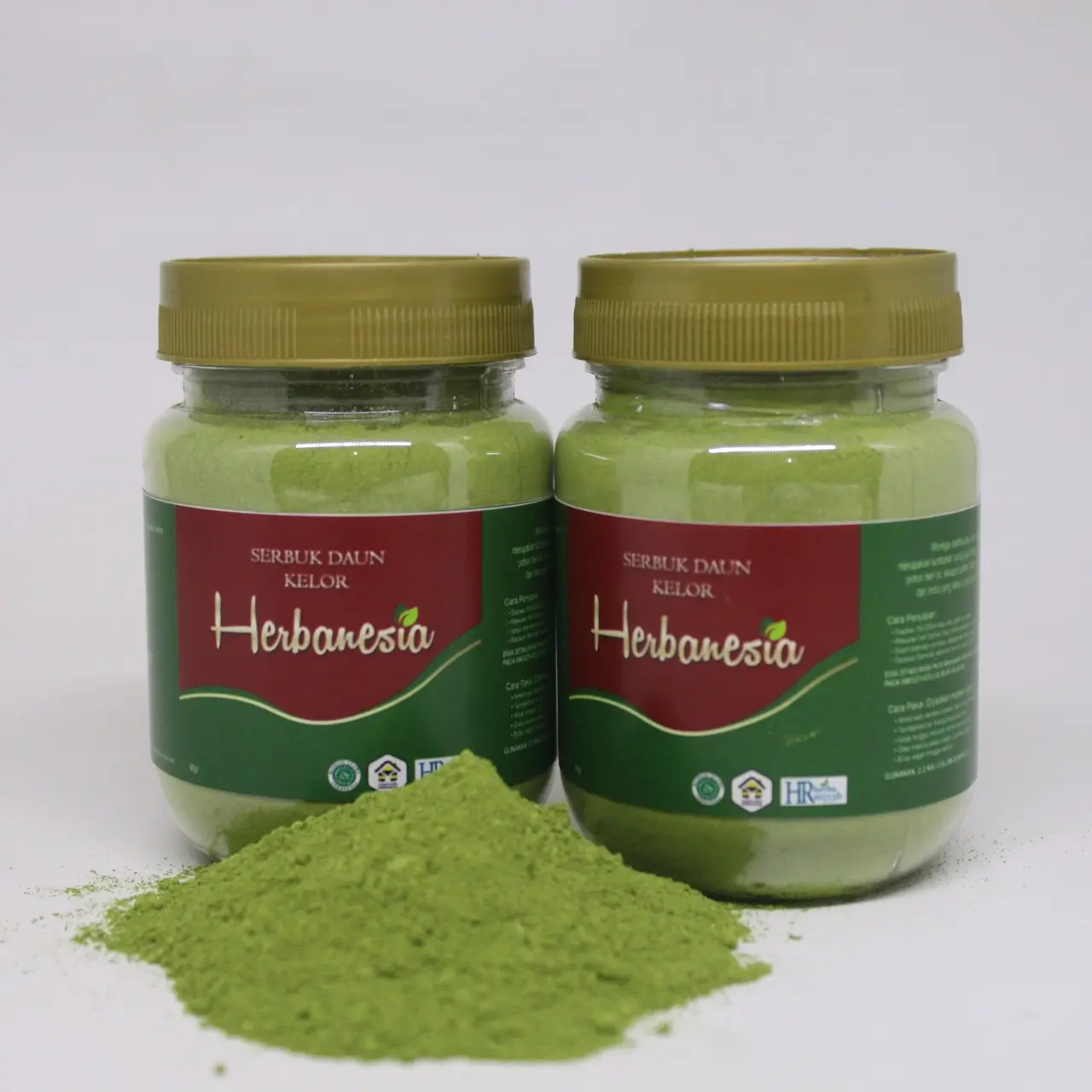 Bubuk daun kelor Masker jerawat dan Masker bubuk organik - Moringa powder  - Bubuk kelor  - Moringa acne Wajah Muka Memutihkan Perawatan