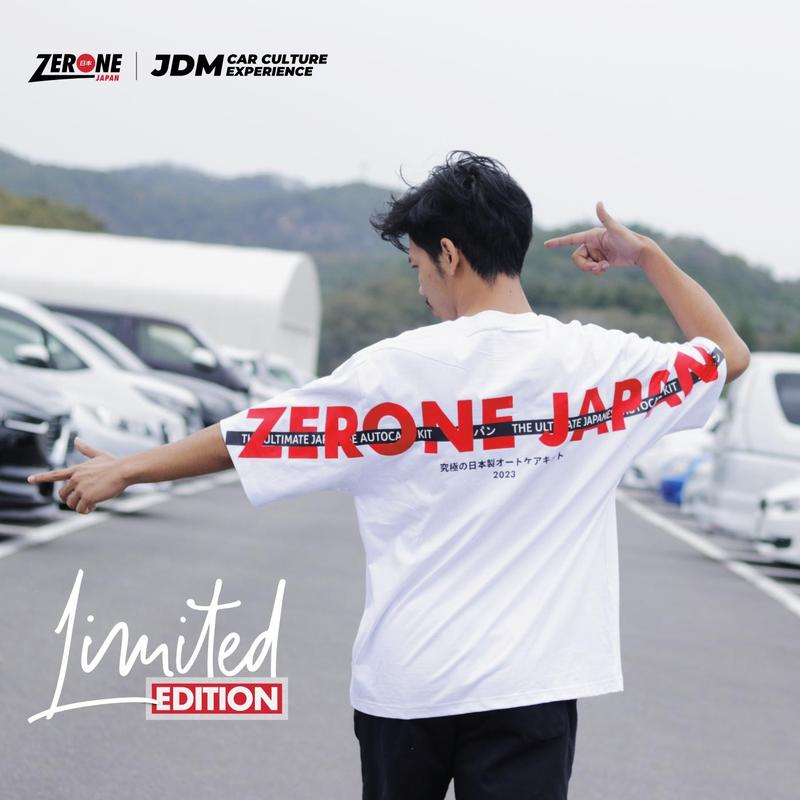 Product Introduction of Zerone T-Shirt JDM 1st Edition Putih Oversize Kaos Oblong Distro Lembut Baju Atasan Pendek Polos Pria Wanita Katun Combed Dewasa Surfing Sablon Cowok 5