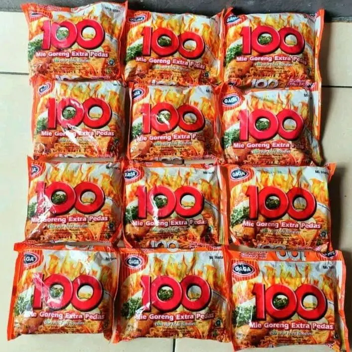 Termurah Mie Gaga 100 Mie Goreng Extra Pedas Perbungkus