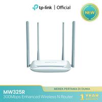 Gambar Mercusys MW325R 2T2R 300Mbps Enhanced Signal Wireless N Wi-Fi Router Qualcomm 4 Fixed Antennas TP LINK TPLINK - MW325R dari TP-Link Indonesia Kab. Tangerang 2 Tokopedia