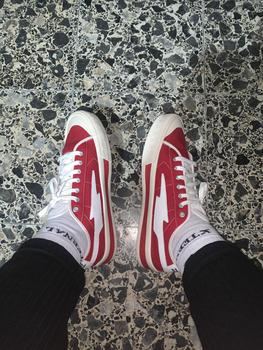 Product Review of (Spesial Kemerdekaan) Sepatu Pria Wanita028 XternalStepSure Mitterns Storm Merah Putih Low Canvas Kasual Casual Shoes Sneakers from q**a 2