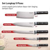 Gambar IDEALIFE - Knife Set - Perlengkapan Pisau Dapur - KS-6002 dari IDEALIFE ONLINE STORE Kota Administrasi Jakarta Utara 3 Tokopedia