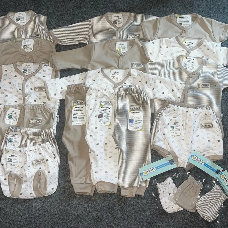 Paket fluffy baju bayi newborn 21 pcs (BACA DESKRIPSI) 0