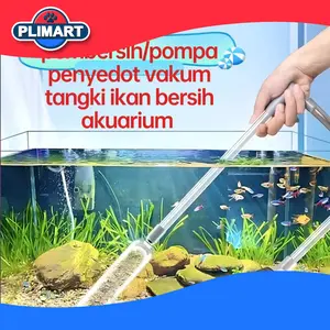 Alat pembersih/pompa penyedot vakum tangki ikan bersih akuarium 1.7m/2.6m yang mudah dioperasikan top filter