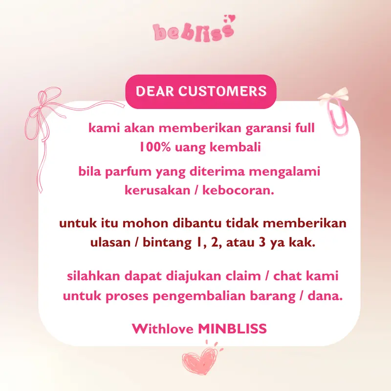 BEBLISS Bundling BodyMist Parfume 400ml Spray Get 4pcs Perfume Tubuh Wangi Tahan Lama BPOM 8