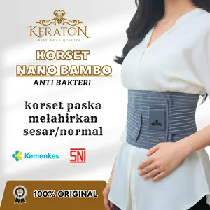 Korset Pasca Melahirkan Keraton Nano Bambu | Nyaman & Anti Bakteri
