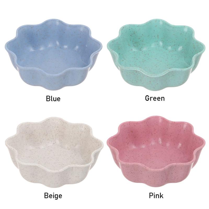 Kitchen Sauce Oil Salt Plum Bossom Shaped Dish Seasoning Bowl Small Plates 3