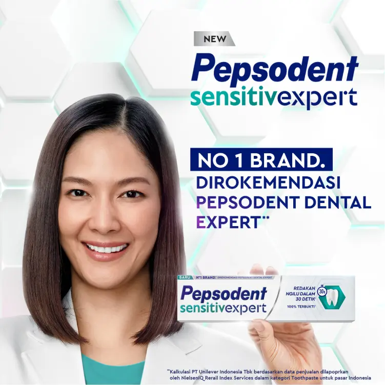 Pepsodent Sensitive Expert Pasta Gigi Original 100G 5
